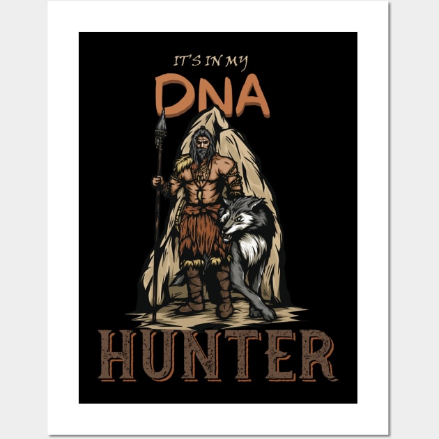 Hunter DNA Wall Art by UnluckyDesigns